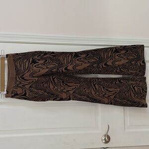 Good American Intarsia Flare Pants